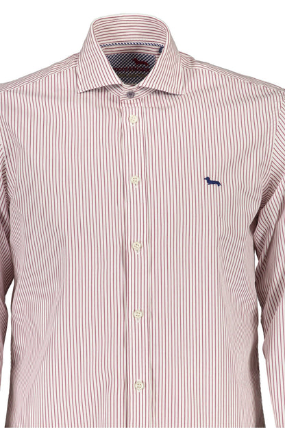 Elegant Purple Cotton Dress Shirt