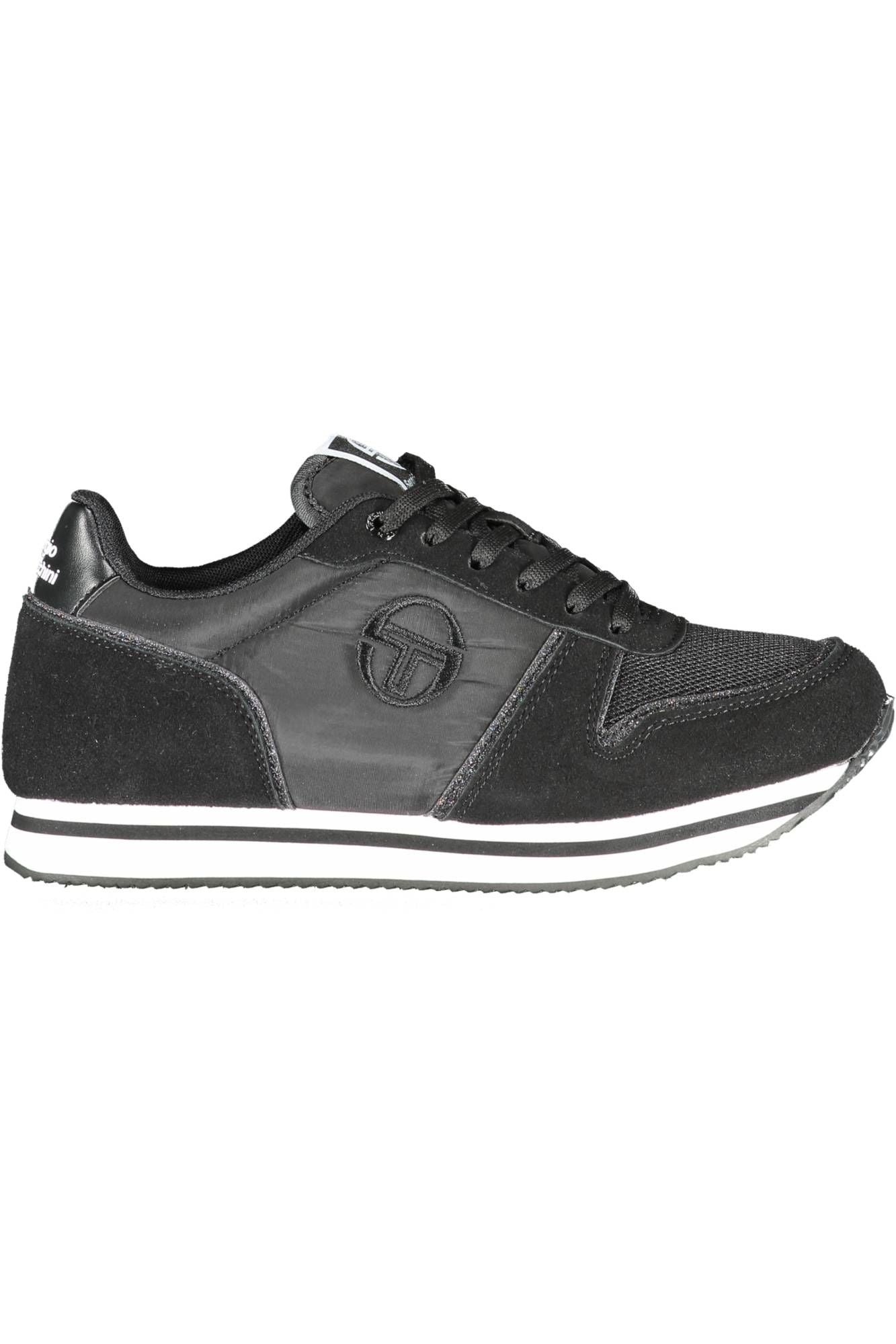 Elegant Contrasting Laced Sports Sneakers