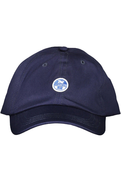 Nautical Charm Cotton Visor Cap - Ocean Blue