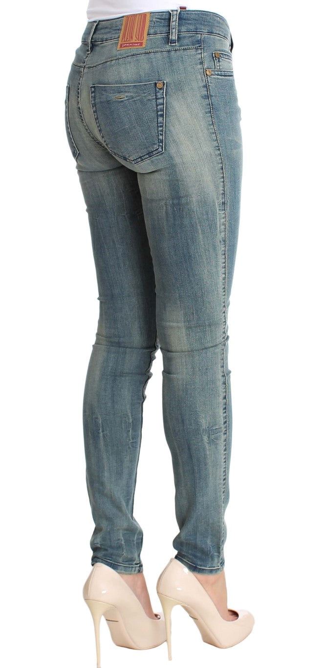 Chic Slim Skinny Blue Wash Denim