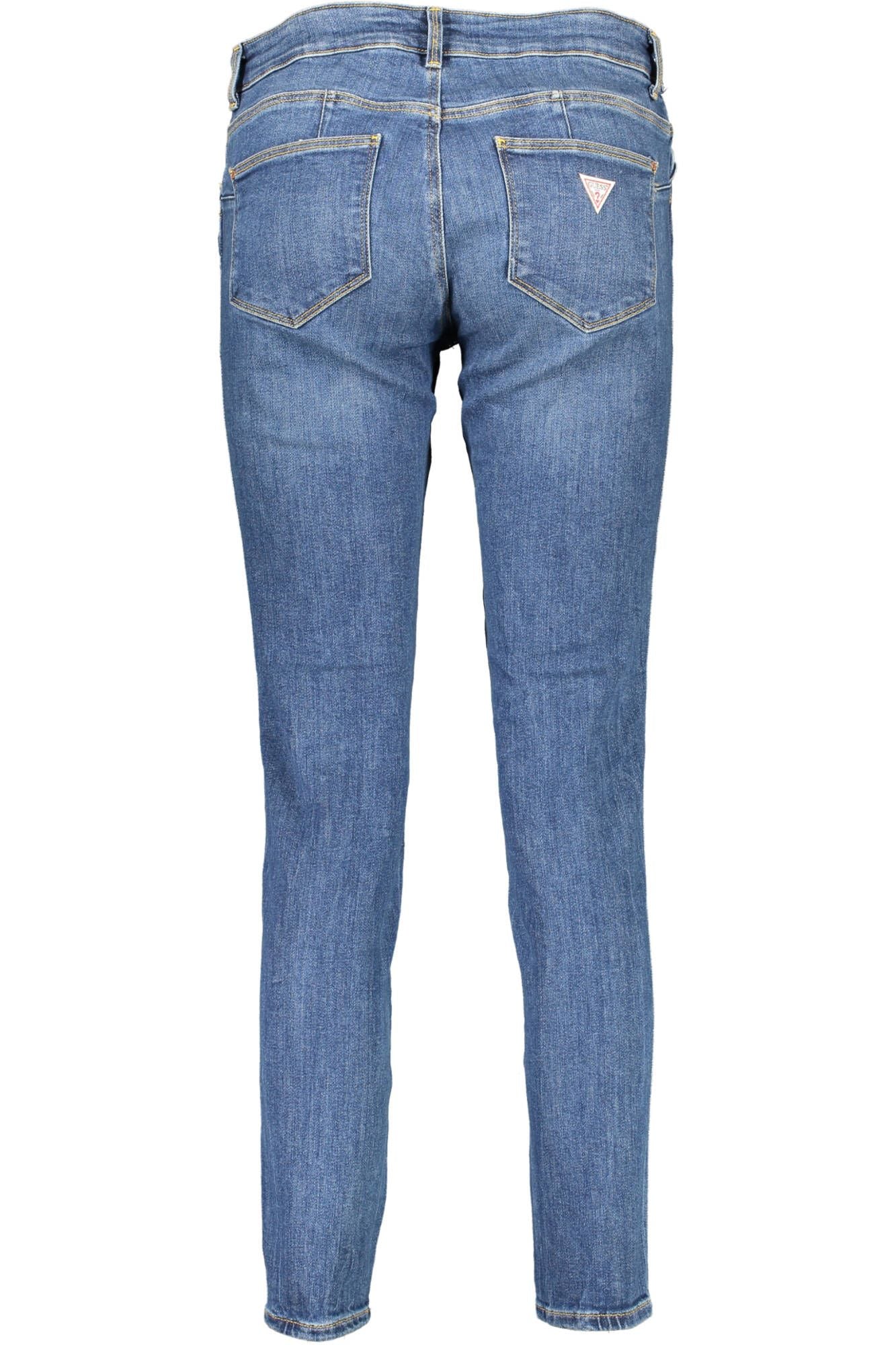 Blauwe katoenen jeans en broek