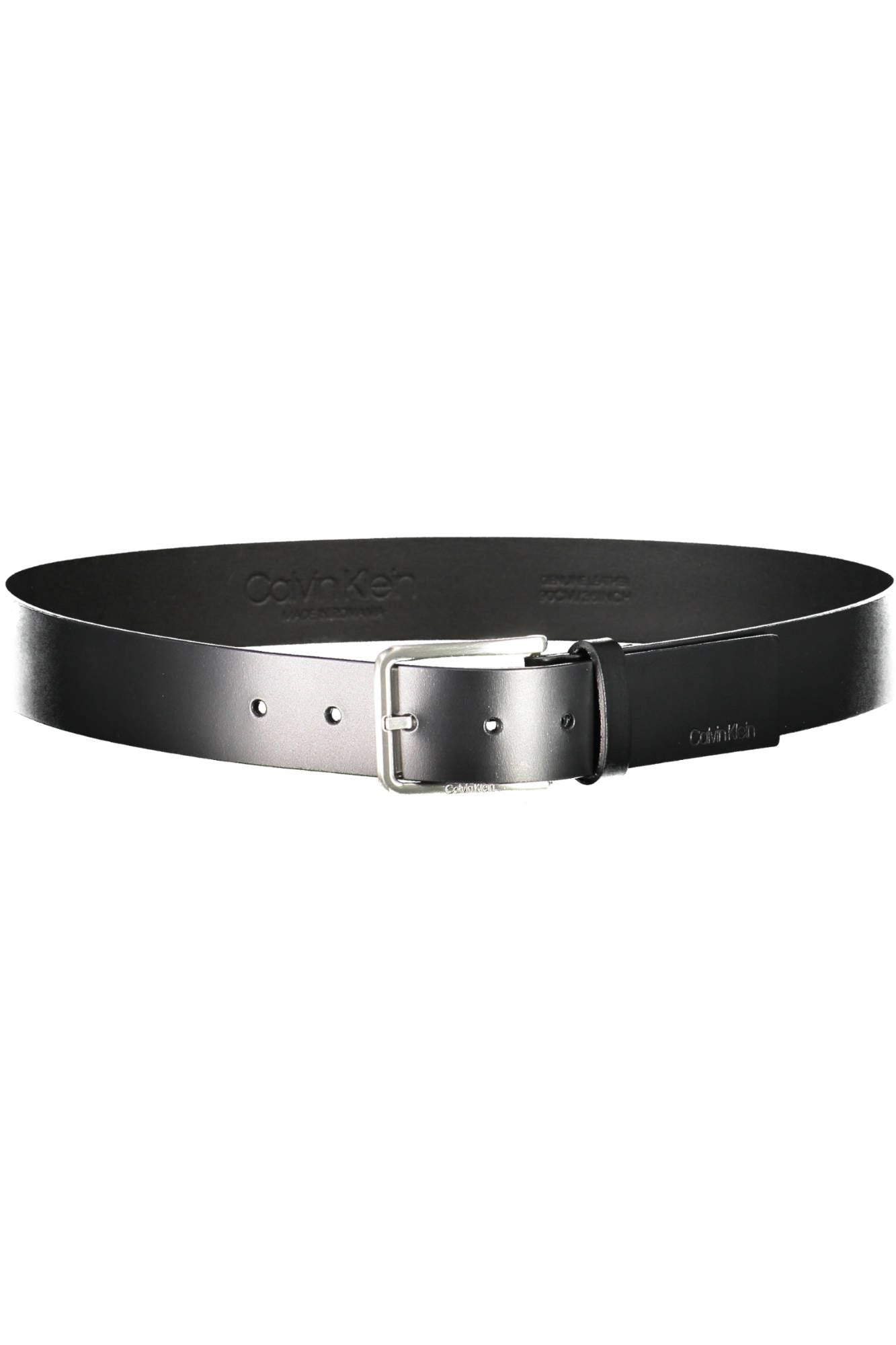 Black Leather Men Belt