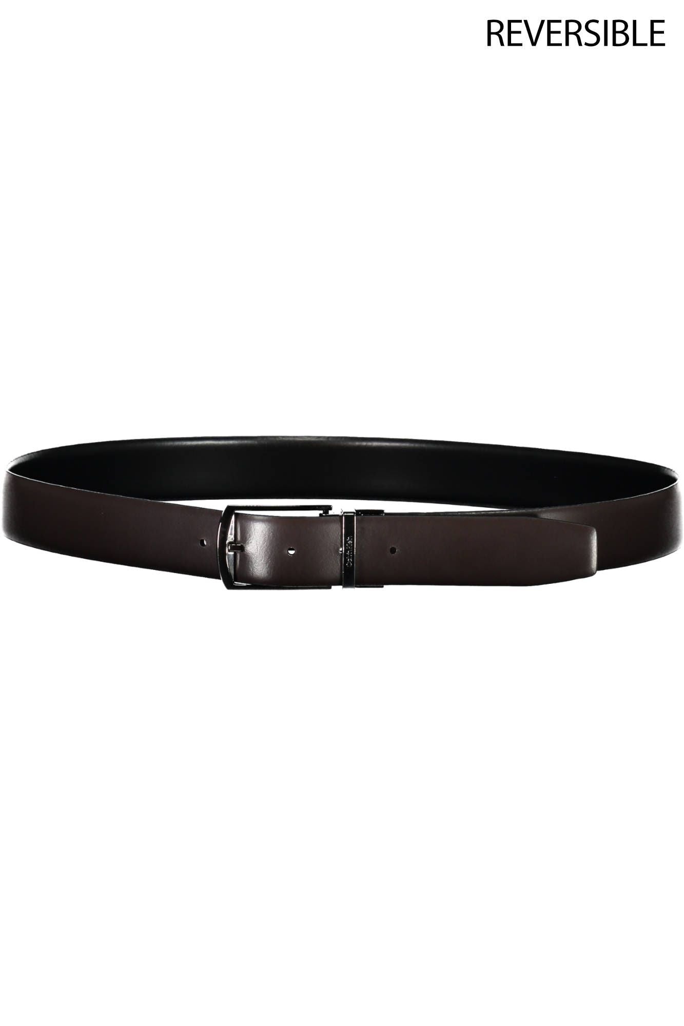 Black Leather Men Belt