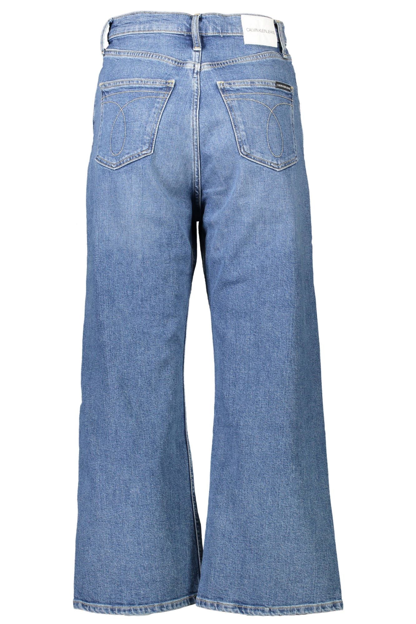 Blue Cotton Women Jeans