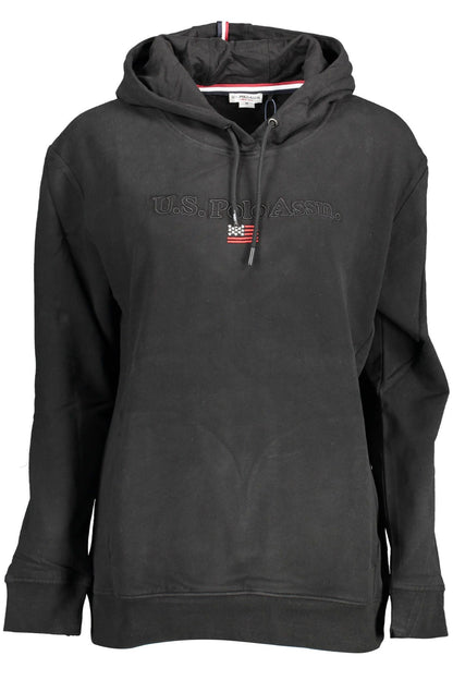 Elegant Hooded Sweatshirt with Contrasting Details