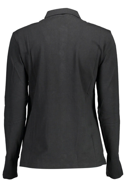 Elegant Long-Sleeved Polo Shirt