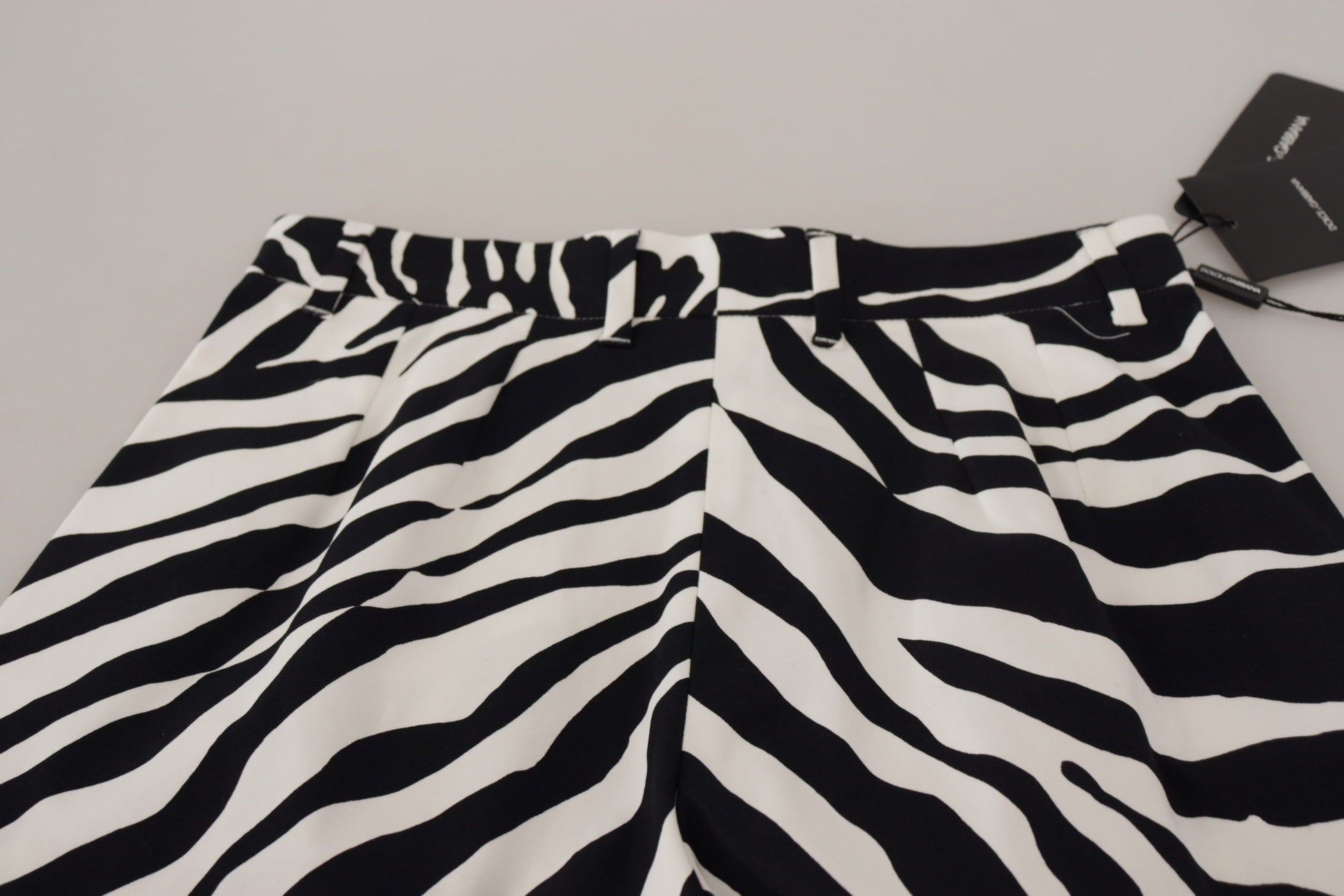 Hotpants met middentaille en zebraprint