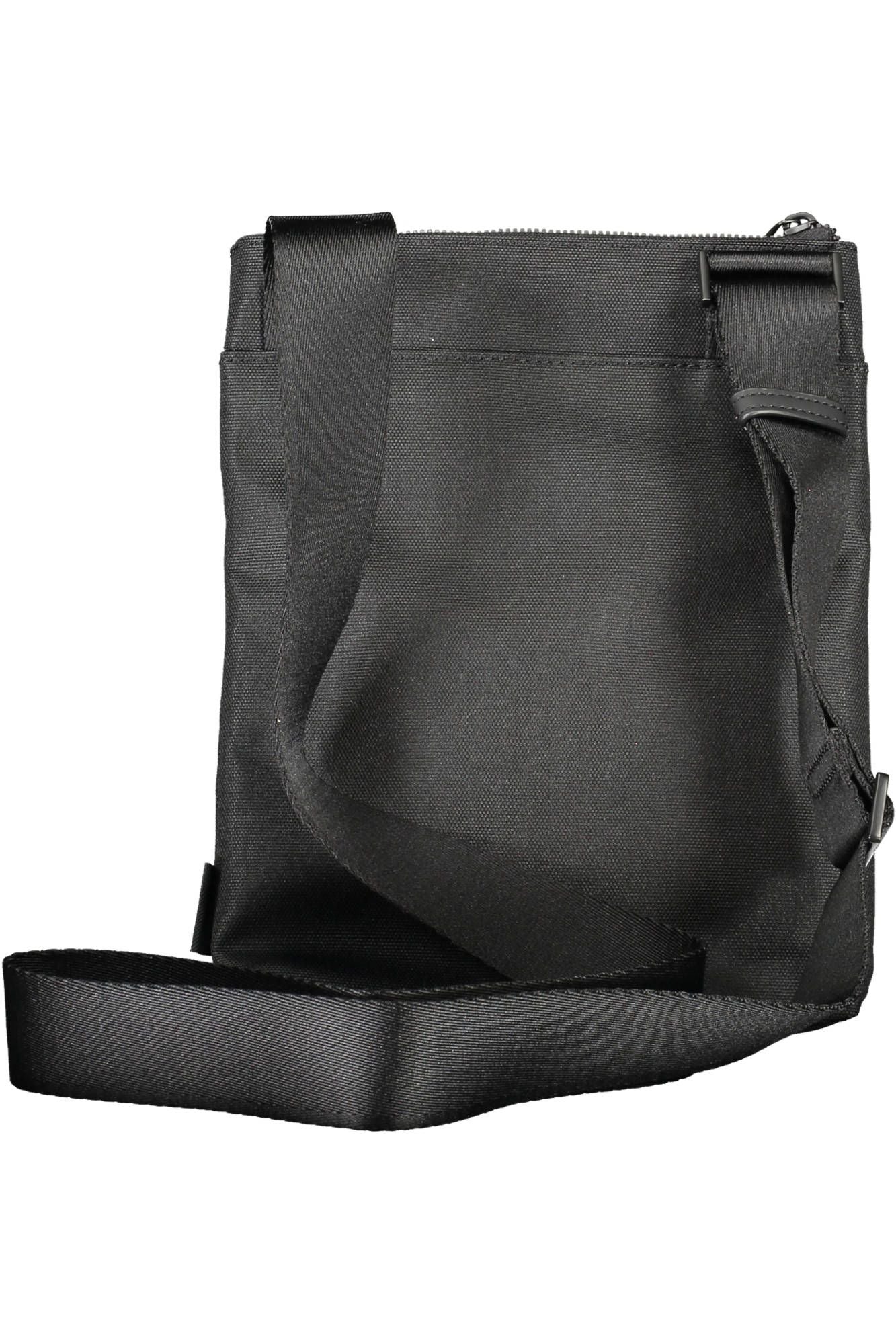 Black Polyester Men Shoulder Bag