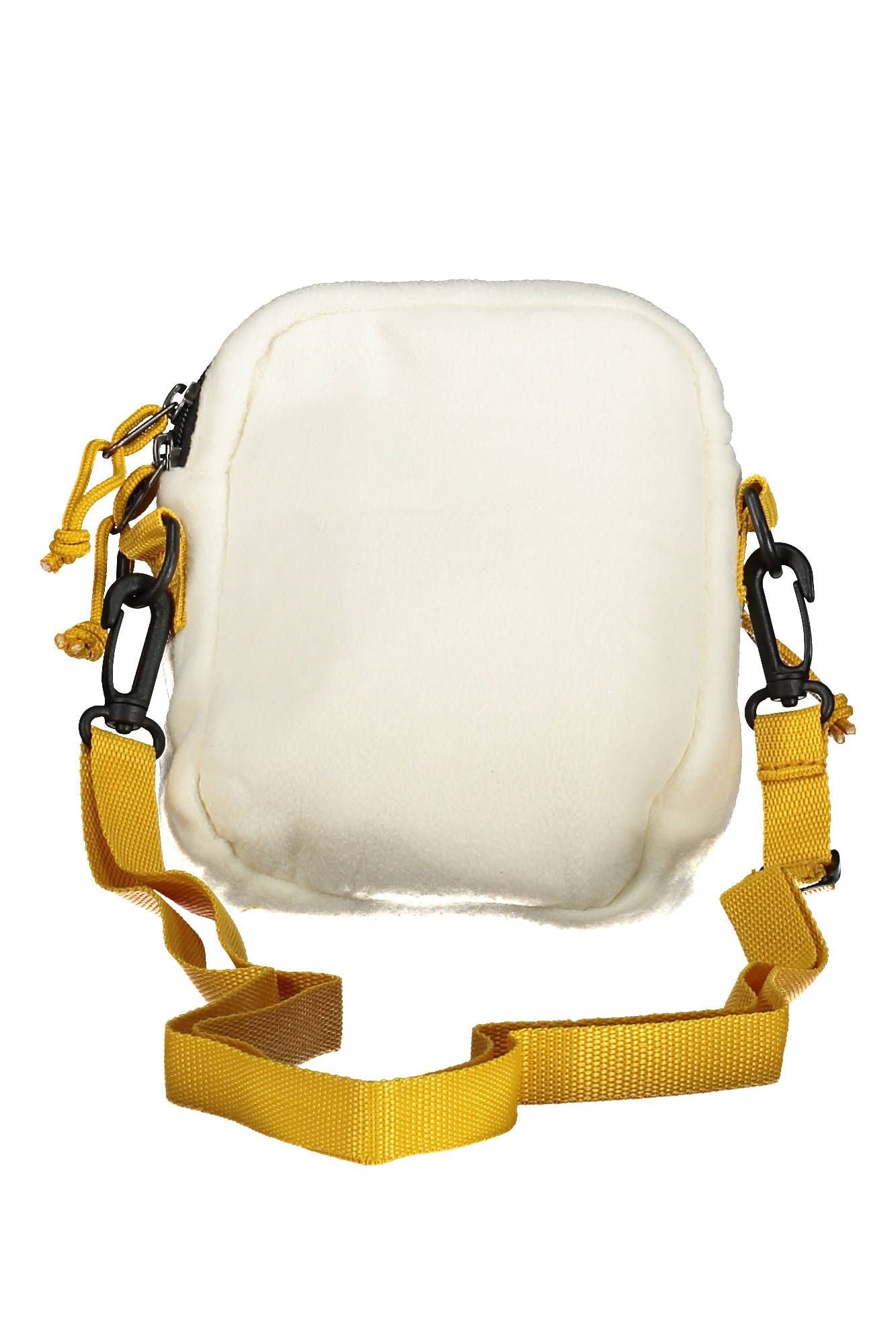 Chic White Polyester Shoulder Bag for Men