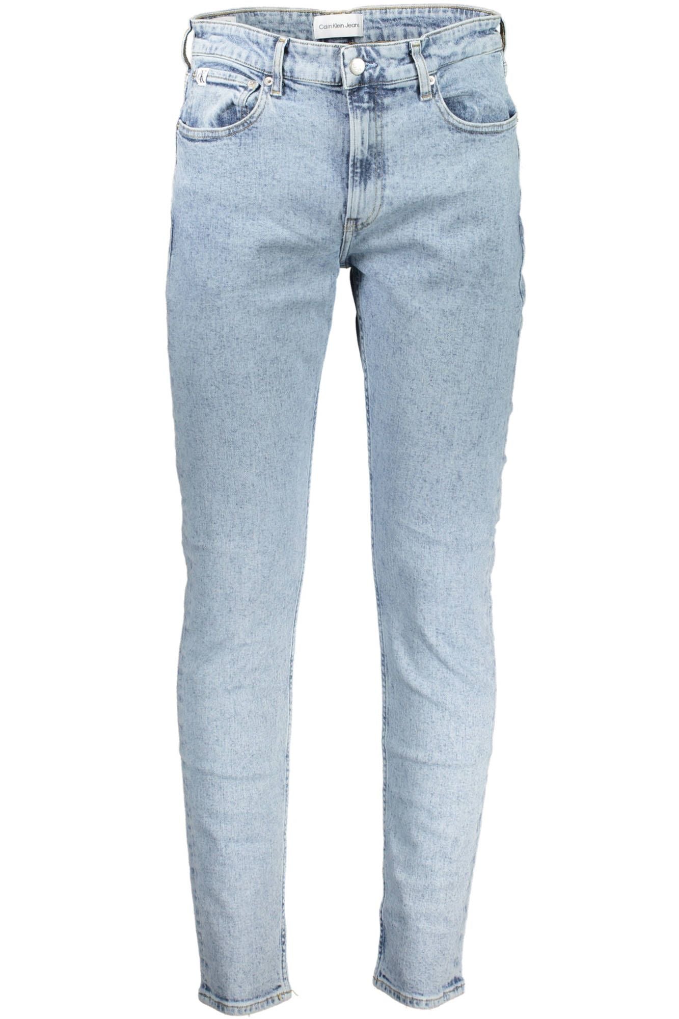 Light Blue Cotton Men Jeans