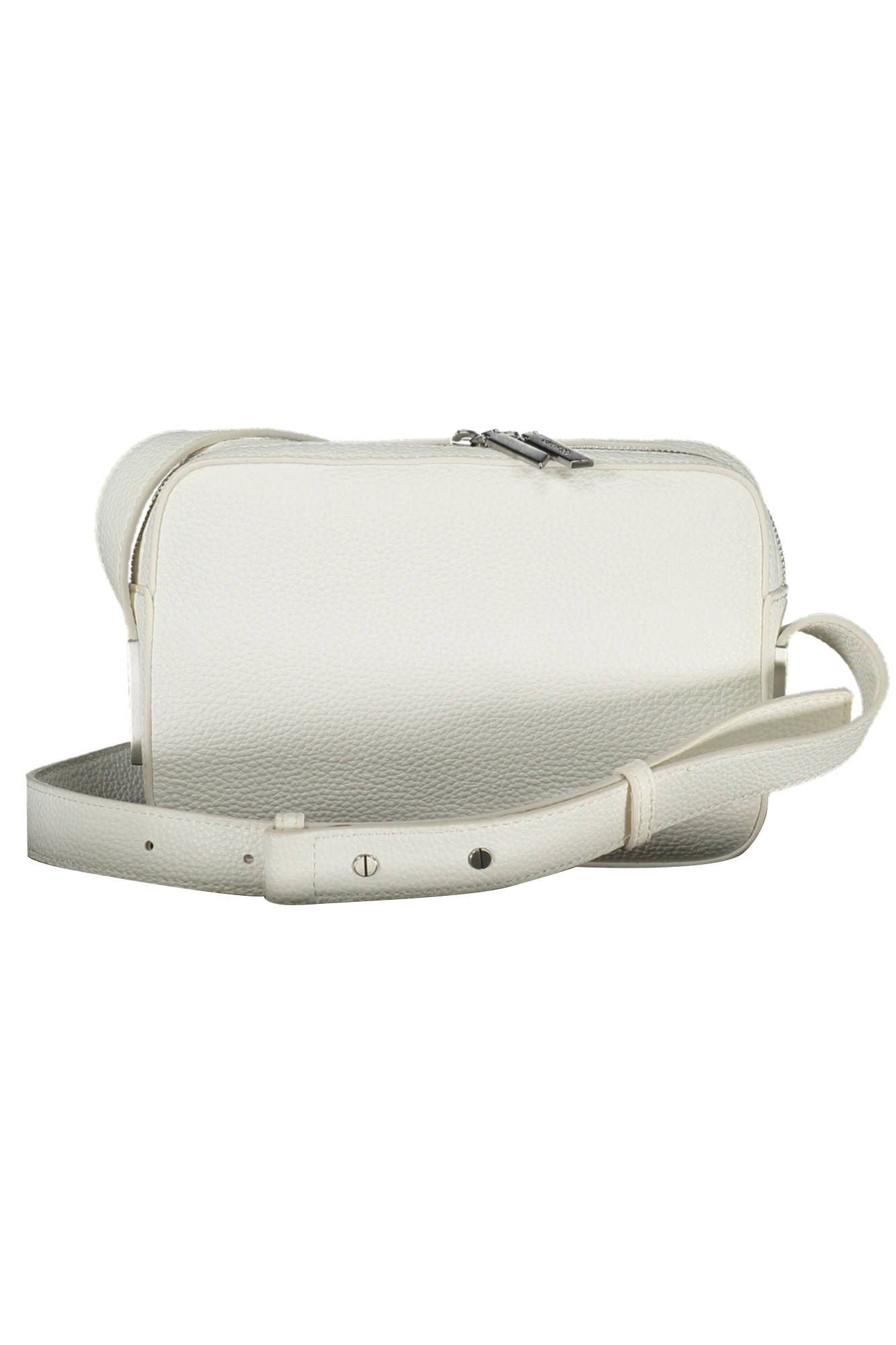 White Polyester Women Handbag