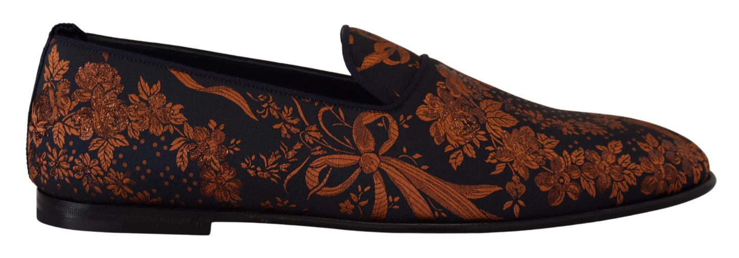 Elegante instaploafers met bloemen