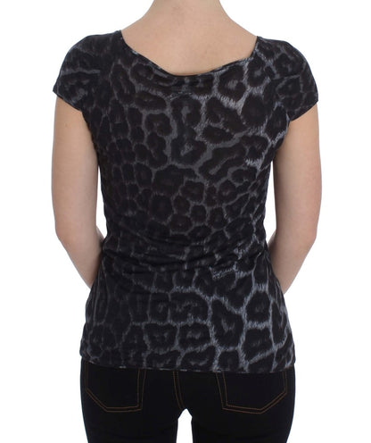 Top elegante de modal de leopardo de Cavalli