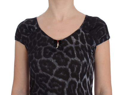 Top elegante de modal de leopardo de Cavalli