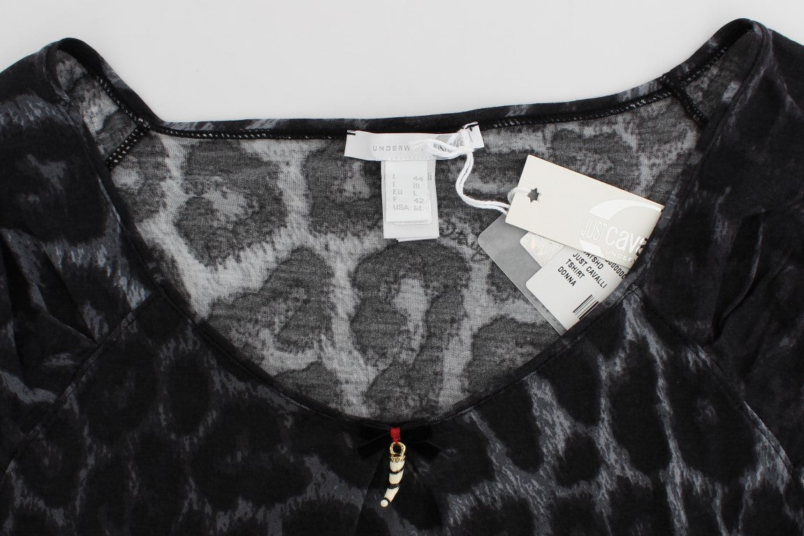 Chic Leopard Modal Top by Cavalli