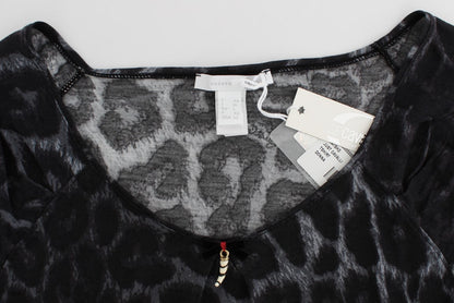 Top elegante de modal de leopardo de Cavalli