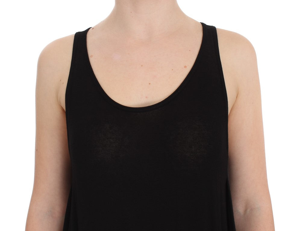 Strakke zwarte cami blouse tanktop