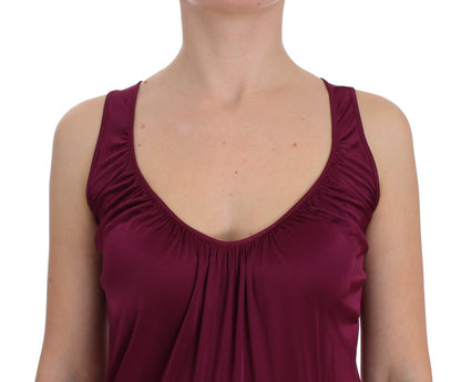 Elegante paarse Rayon Cami blouse