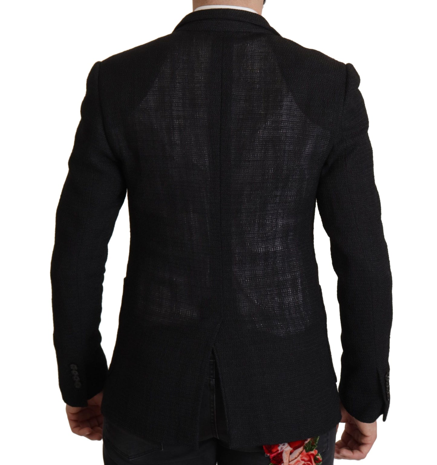 Elegante wollen blazer met enkele rij knopen