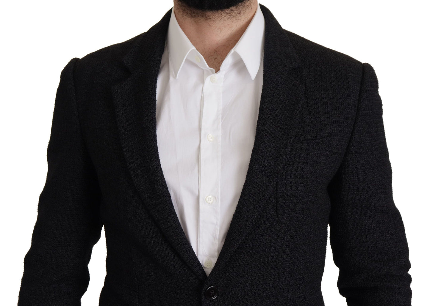 Elegant Single Breasted Wool Blazer