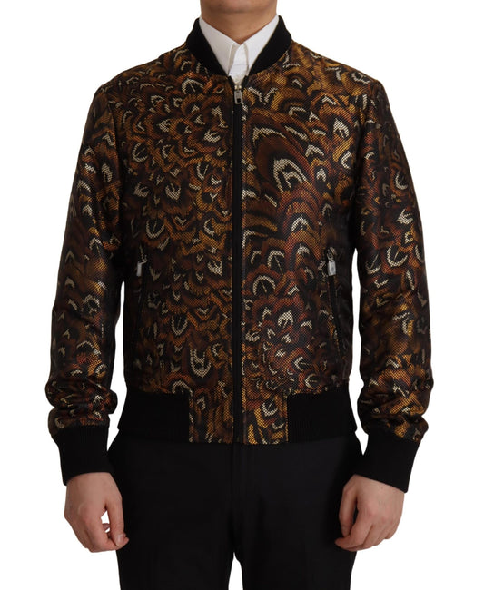 Elegant bruin blousonjack