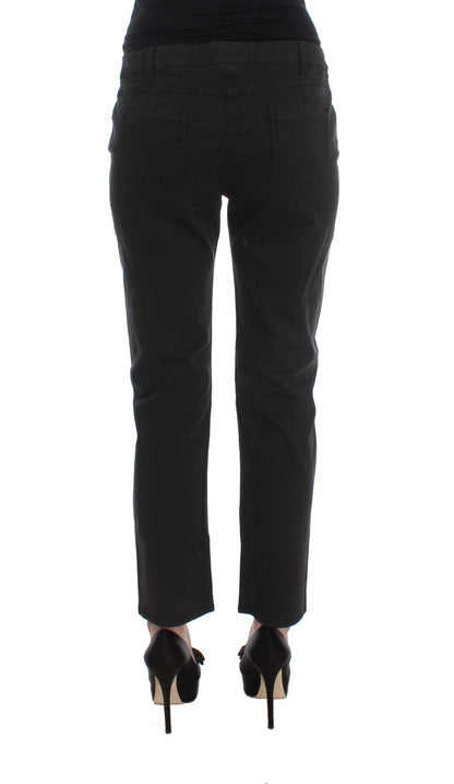 Chic Black Regular Fit Denim Jeans