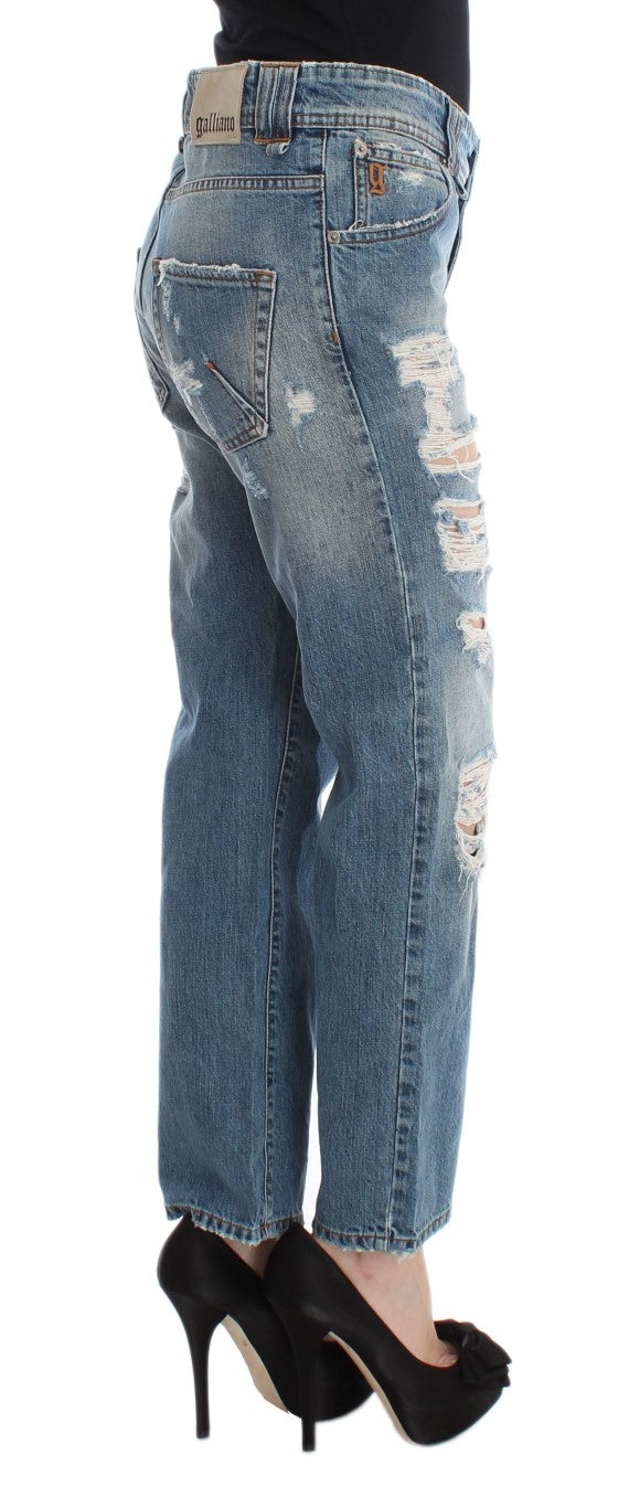 Chic Boyfriend Blue Wash Jeans