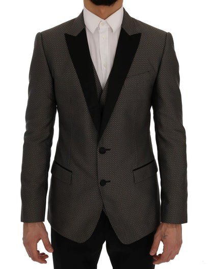 Slim-fit blazer met veelkleurig patroon