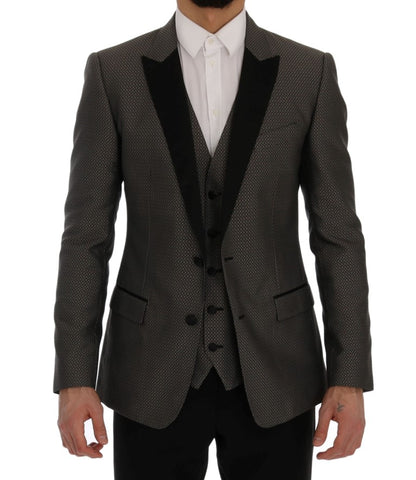 Slim-fit blazer met veelkleurig patroon