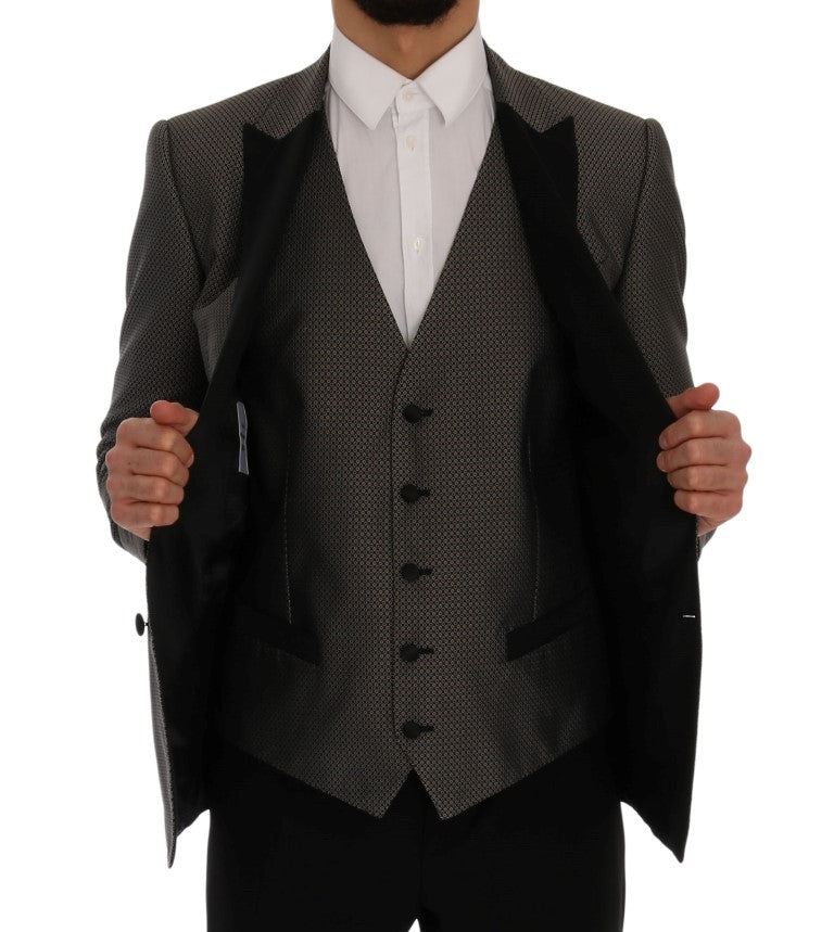 Slim-fit blazer met veelkleurig patroon