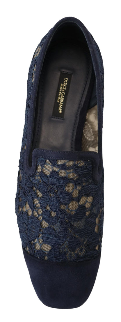 Elegante blauwe loafers flats - zomer chic