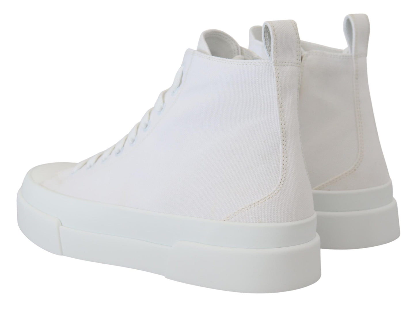 Elegante hoge canvas sneakers