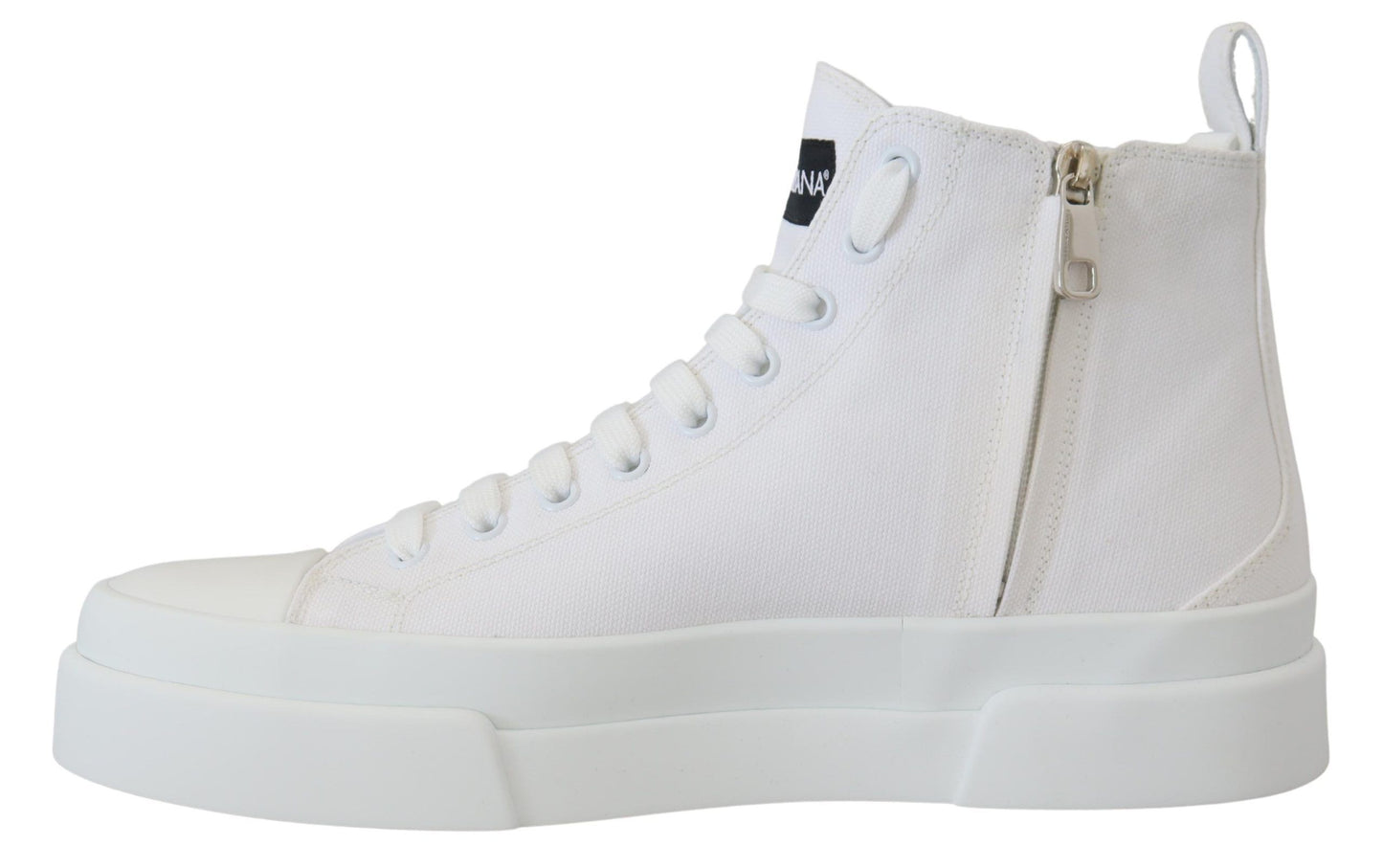 Elegante hoge canvas sneakers