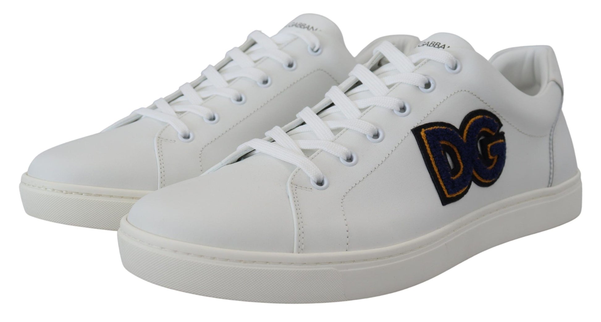 Elegante witte lederen herensneakers