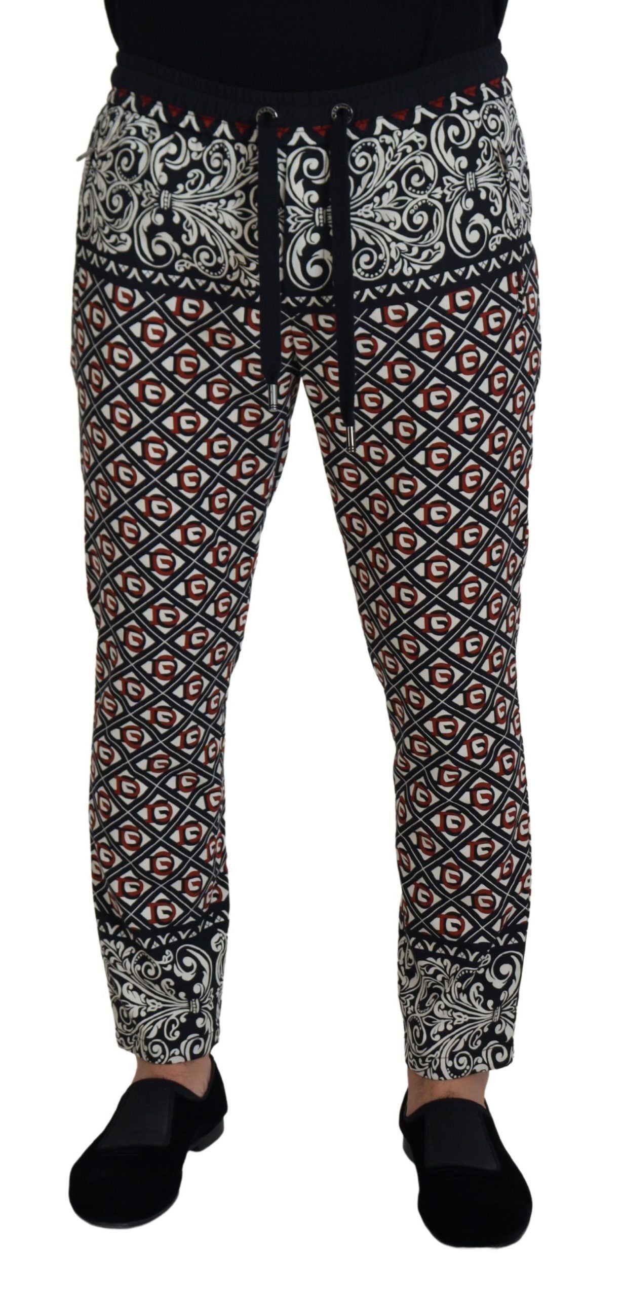 Elegante veelkleurige joggingbroek