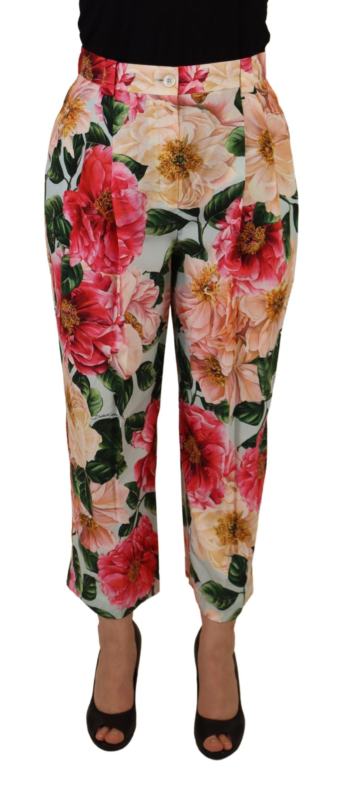 Exquisite Silk High Waist Pants