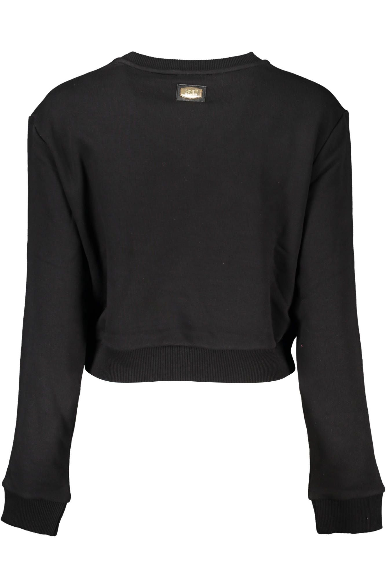 Chic Brushed Cavalli Sweatshirt with Logo Print