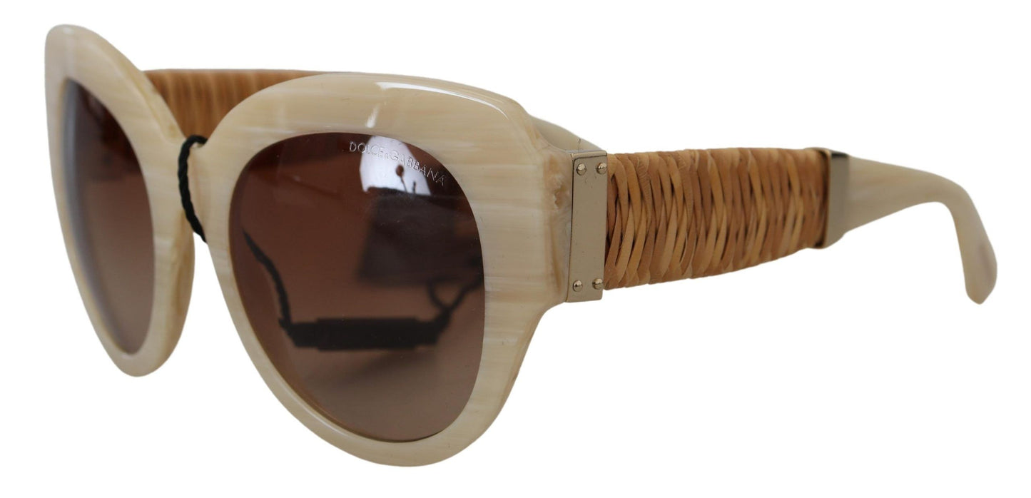 Gafas de sol de mujer en acetato beige chic