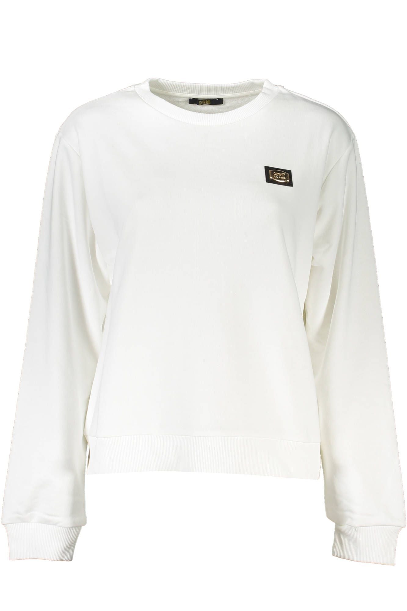 Sudadera acogedora cepillada blanca elegante