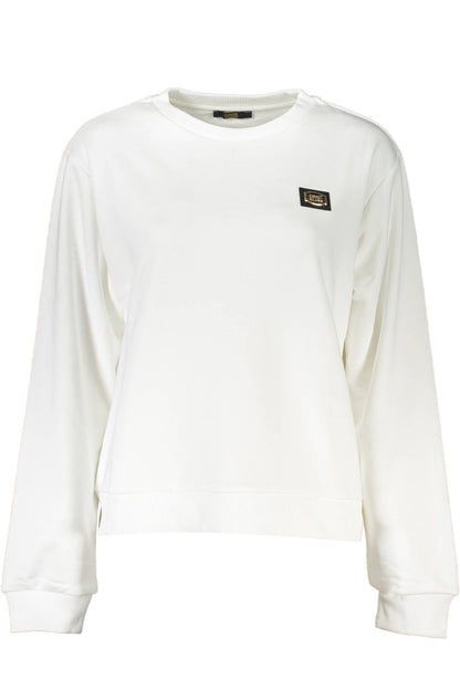 Sudadera acogedora cepillada blanca elegante