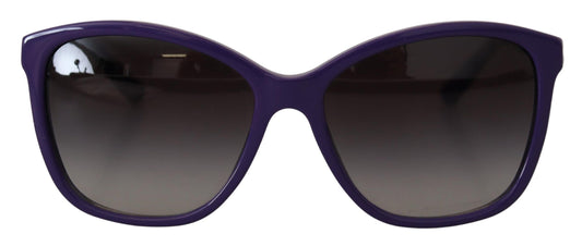 Elegantes gafas de sol redondas violetas para mujer