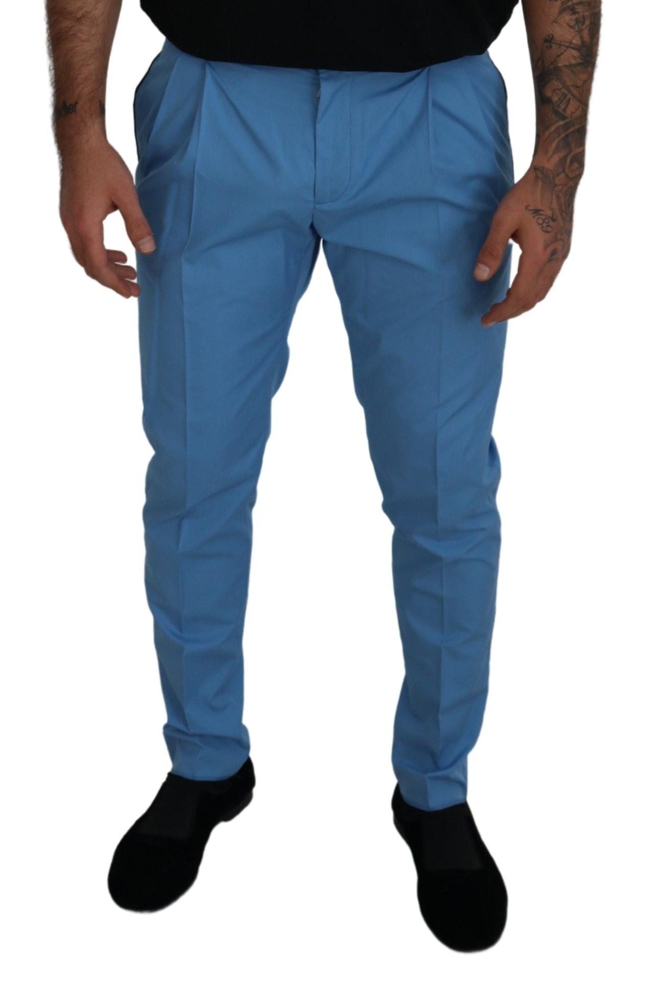 Elegante slim-fit chino's - Geniet van Italiaanse luxe