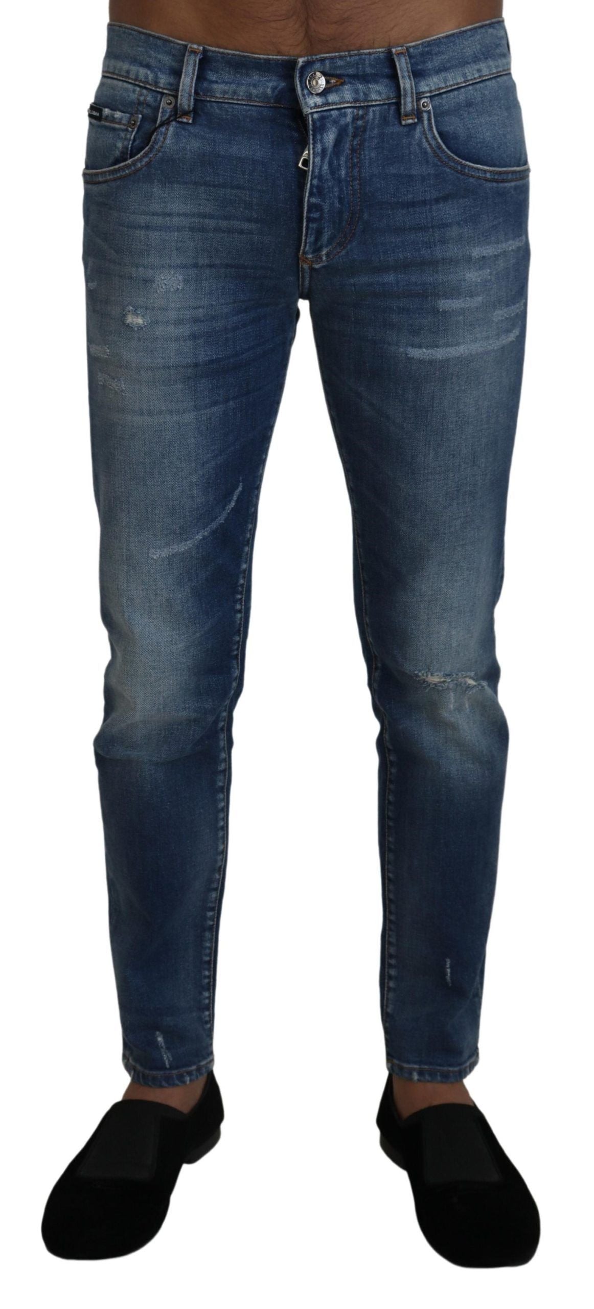 Elegante Italiaanse slim-fit jeans