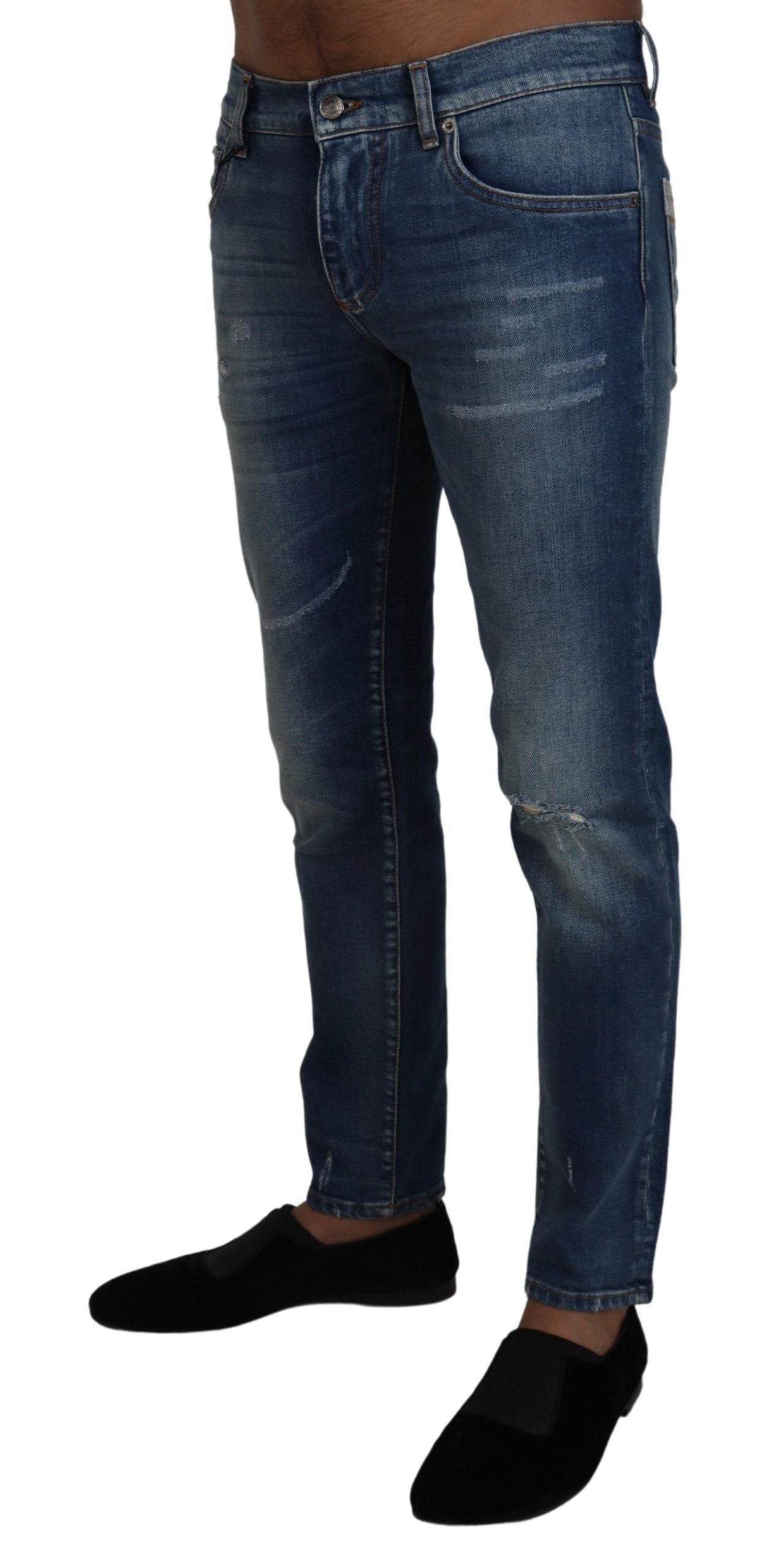 Elegante Italiaanse slim-fit jeans