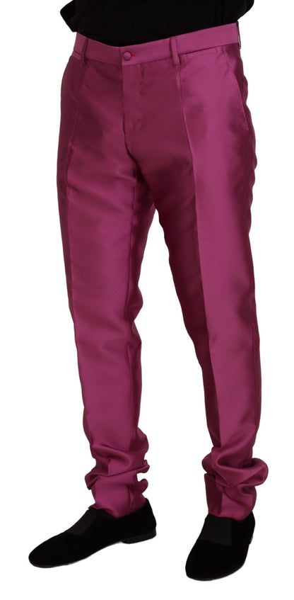 Elegante, slanke, formele broek in roze