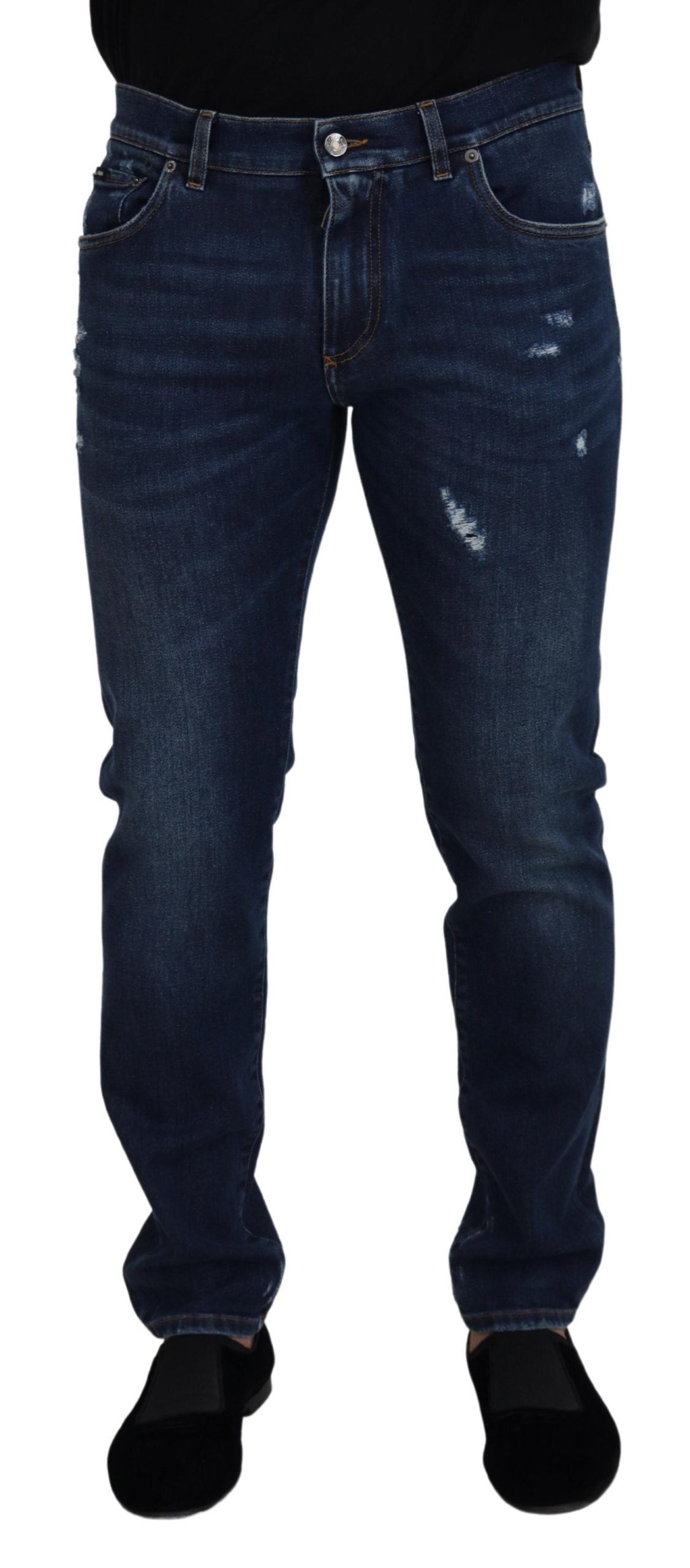 Chique slim-fit Italiaanse denimsensatie