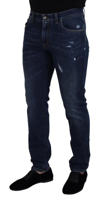 Chique slim-fit Italiaanse denimsensatie