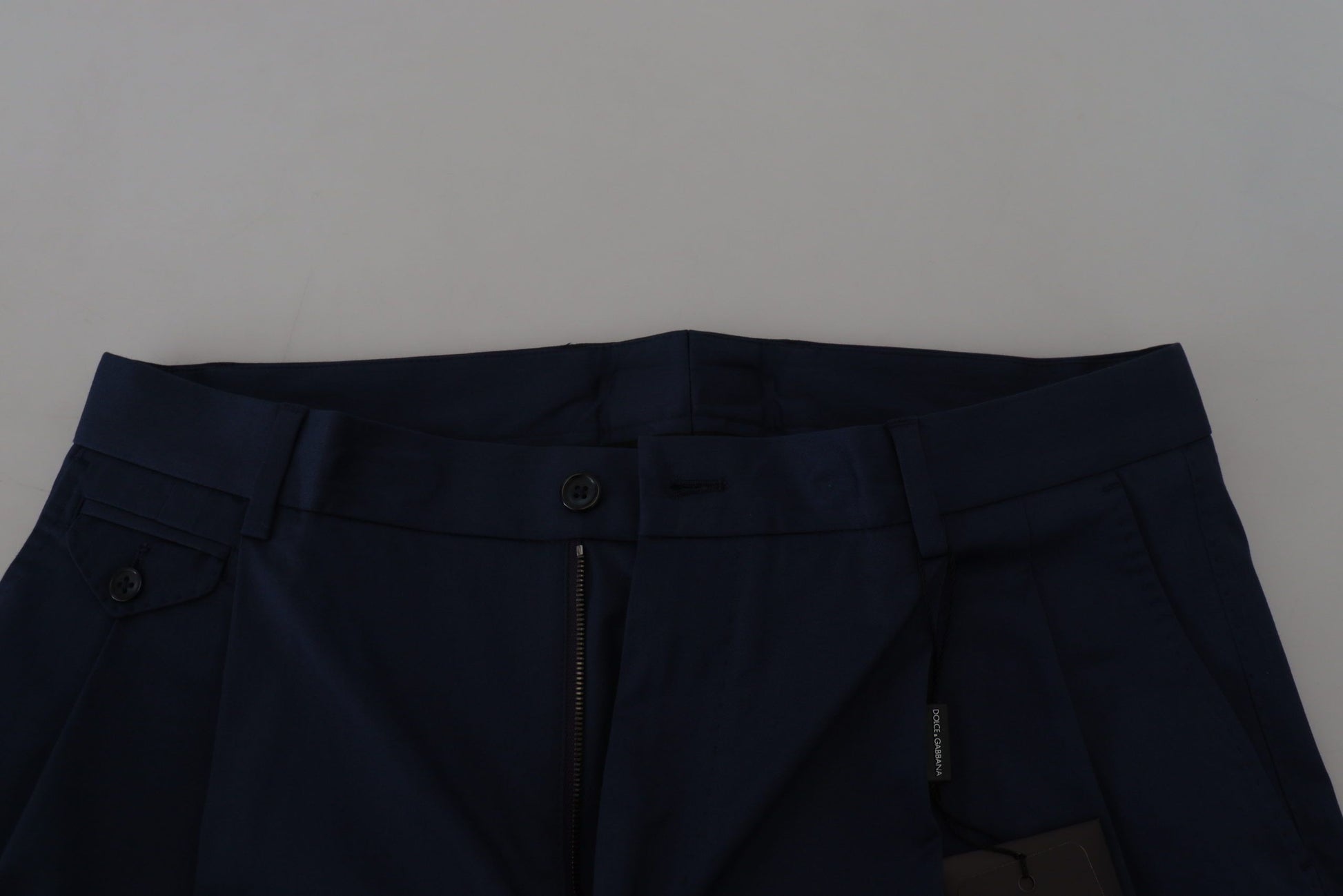 Pantalones cortos chinos elegantes en azul – Corte regular