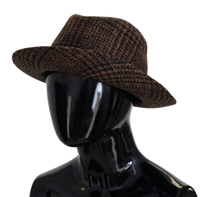 Elegante sombrero Fedora marrón - Accesorio elegante de invierno