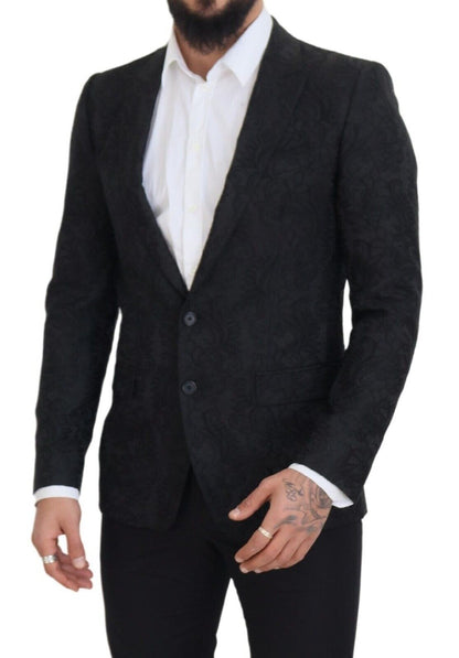 Blazer elegante con solapa de pico y corte slim